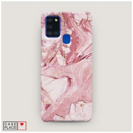 Чехол Пластиковый Samsung Galaxy A21s Розовый кварц