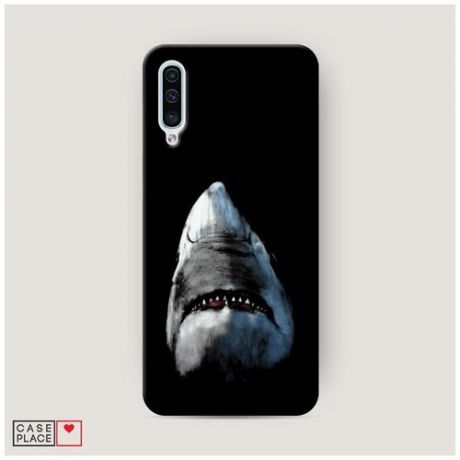 Чехол Пластиковый Samsung Galaxy A50 Зубастая акула