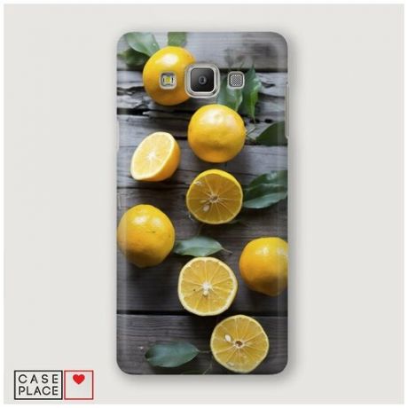 Чехол Пластиковый Samsung Galaxy A5 Лимоны на столе