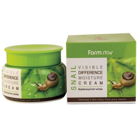 Крем для лица Farmstay Visible difference moisture cream (Snail) с муцином улитки