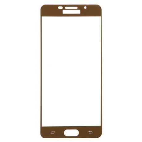Защитное стекло для Samsung Galaxy A7 2016 SM-A710F золотое