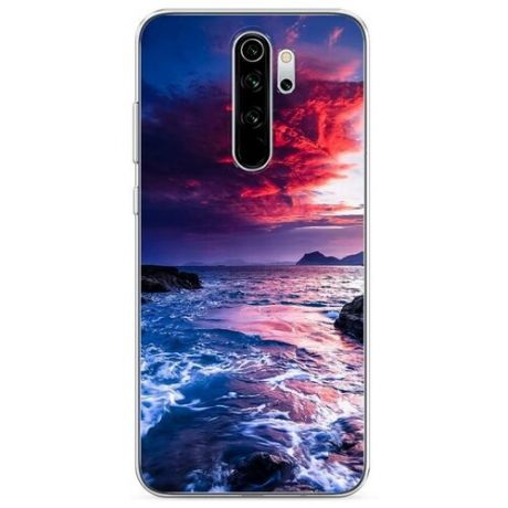 Силиконовый чехол "Подводные жители" на Xiaomi Redmi Note 8 Pro / Сяоми Редми Нот 8 Про