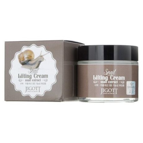 Крем -лифтинг для лица с муцином улитки JIGOTT Snail Lifting Cream