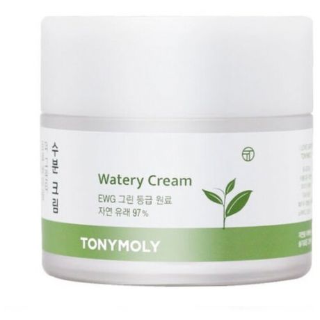 TONY MOLY The Green Tea True Biome Watery Cream Увлажняющий биом-крем с экстрактом зеленого чая, 80 мл.