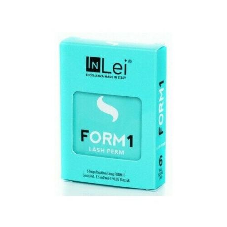 Перманентный состав для ресниц InLei «FORM 1» упаковка 6 шт Х 1,5 мл InLei