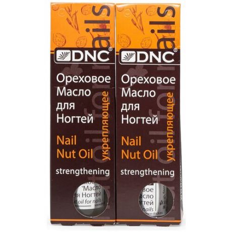 DNC набор: Ореховое масло для ногтей укрепляющее (6 мл) 2 шт