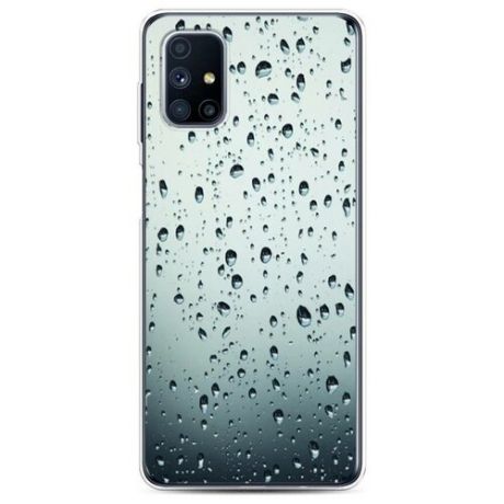 Силиконовый чехол "Фактурные треугольники трафарет" на Samsung Galaxy M31s / Самсунг Галакси M31s