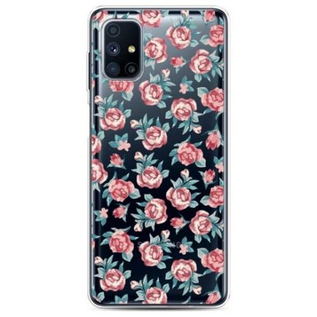 Силиконовый чехол "Роза в краске" на Samsung Galaxy M31s / Самсунг Галакси M31s