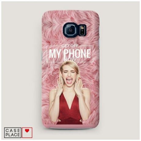 Чехол Пластиковый Samsung Galaxy S7 Get off my phone