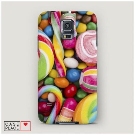 Чехол Пластиковый Samsung Galaxy S5 Драже и леденцы