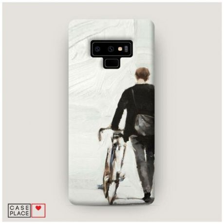 Чехол Пластиковый Samsung Galaxy Note 9 Пара на велосипедах 1