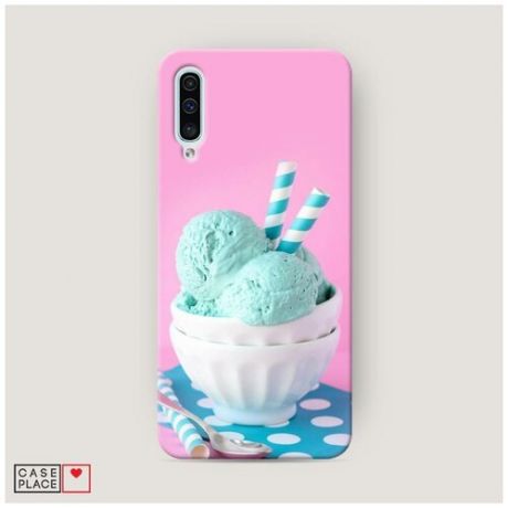 Чехол Пластиковый Samsung Galaxy A50 Мятное мороженое