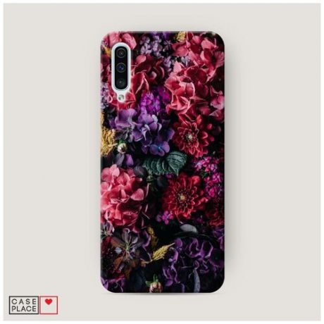 Чехол Пластиковый Samsung Galaxy A50 Цветочная композиция