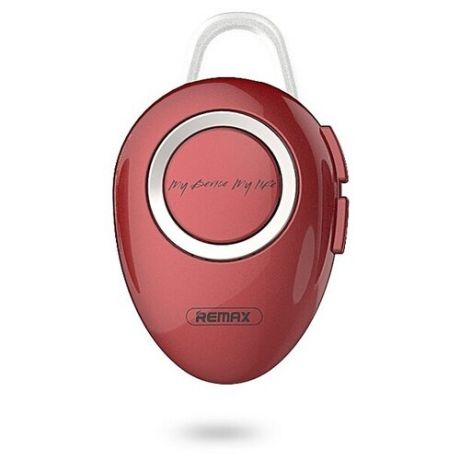 Беспроводные наушники REMAX RB-T22 Headset, Bluetooth, 50 мАч, красный, 60 мВт
