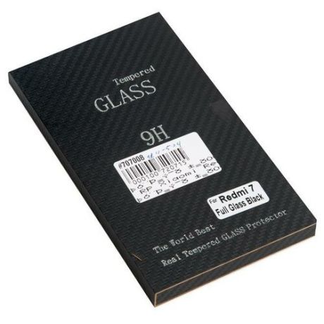 Защитное стекло для Xiaomi Redmi 7, черное