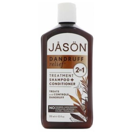 JASON шампунь-кондиционером Dandruff Relief Treatment 2в1, 355 мл