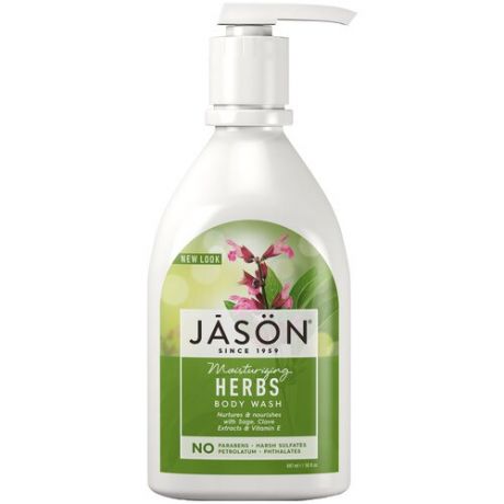 Гель для душа JASON Moisturizing herbs, 887 мл