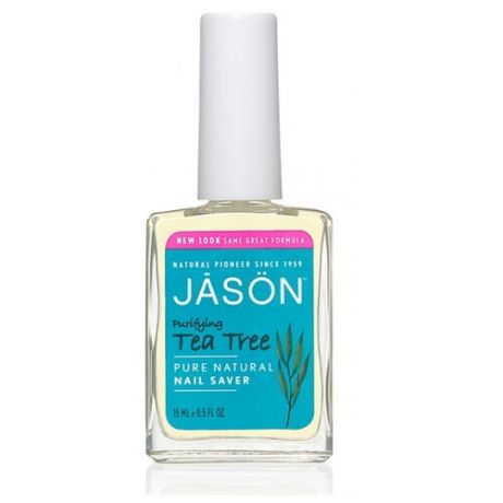 Масло JASON для смягчения кутикулы и укрепления ногтей Tea Tree Nail Saver, 15 мл