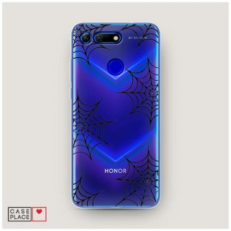 Чехол Силиконовый Huawei Honor V20 (View 20) Узор паутинка