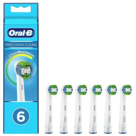 Насадки для зубной щетки ORAL-B EB20RB Precision Clean 6 шт