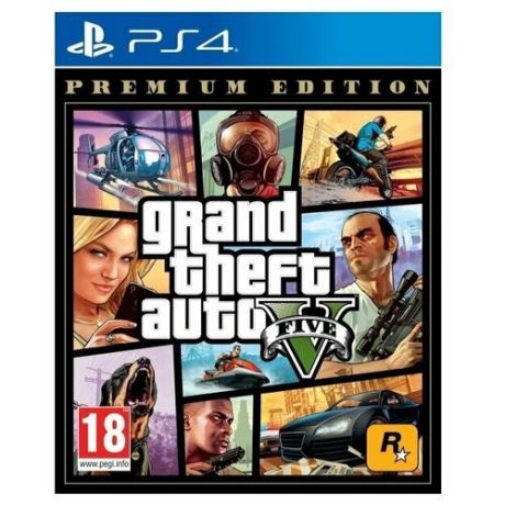 Игра для PlayStation 4 Grand Theft Auto V. Premium Edition, русские субтитры