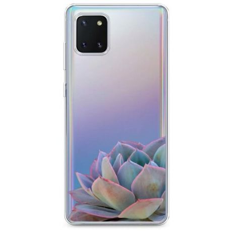 Силиконовый чехол "Розовые и белые пионы" на Samsung Galaxy Note 10 Lite / Самсунг Гэлакси Нот 10 Лайт
