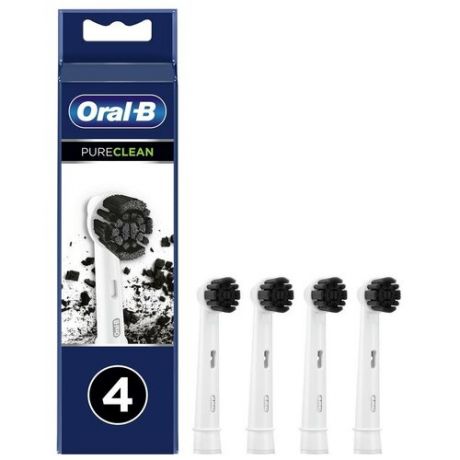 Насадки для зубной щетки ORAL-B EB20CH Precision Clean Charcoal 4 шт с древесным углем