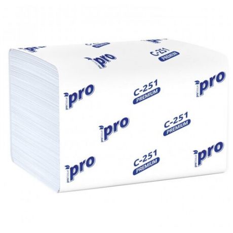 Салфетки бумажные Protissue N4 2сл 200 листов 20пач в уп С251