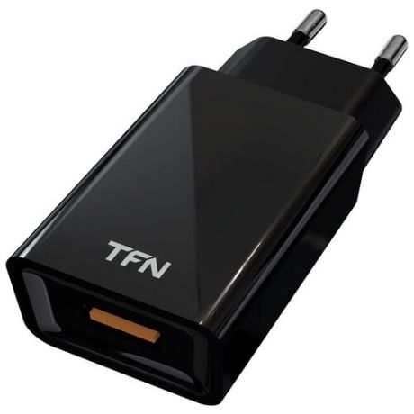 Сетевое зарядное устройство TFN, QC3.0, без кабеля, чёрный (TFN- WCQC3BK)