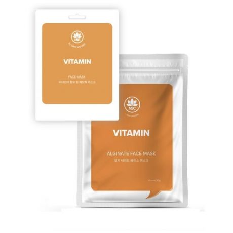 NAME SKIN CARE альгинатная маска с Витамином + тканевая маска с Витамином