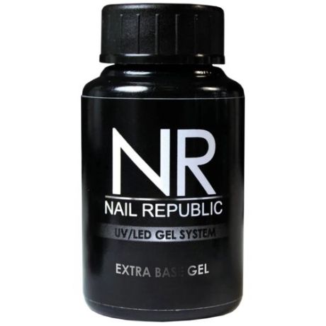 Nail Republic Базовое покрытие Extra Base, прозрачный, 30 мл