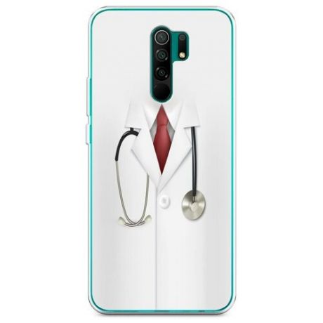 Силиконовый чехол "Халат врача" на Xiaomi Redmi 9 / Сяоми Редми 9