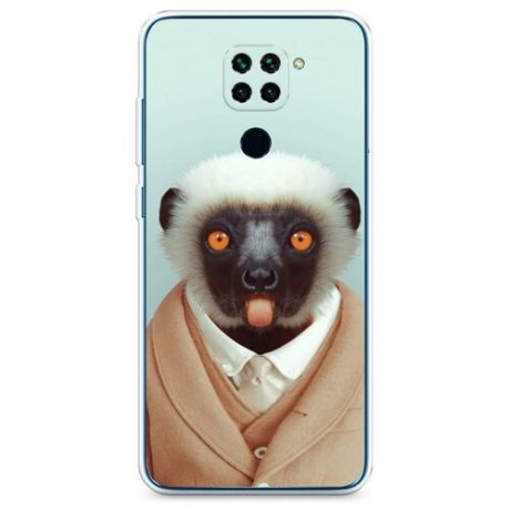 Силиконовый чехол "Ленивец в кармане" на Xiaomi Redmi 10X 4G / Сяоми Редми 10X 4G