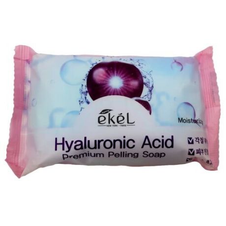 [EKEL] Мыло-скраб для лица и тела гиалуроновая кислота, Premium Peeling Soap Hyaluronic Acid 150 г