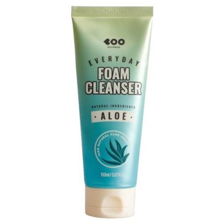 Успокаивающая пенка с экстрактом алоэ DEARBOO ALOE EVERYDAY FOAM CLEANSER, 150 мл