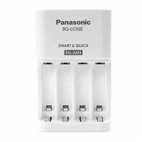 Зарядное устройство Panasonic Smart & Quick (BQ-CC55E) для 2 или 4 аккумуляторов типа АА/ААА Ni-MH
