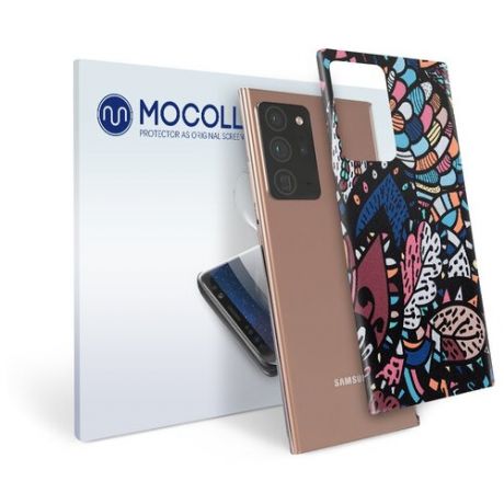 Пленка защитная MOCOLL для задней панели Samsung GALAXY Note 10 Богемный узор Пальметта