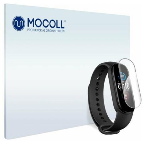 Пленка защитная MOCOLL для фитнес-трекера Xiaomi Mi Band 6 (5шт) глянцевая