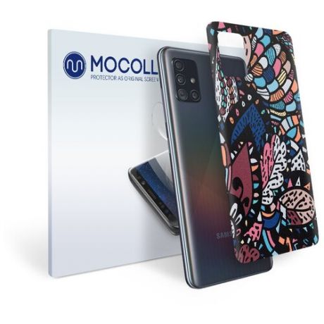 Пленка защитная MOCOLL для задней панели Samsung GALAXY J7 2018 Богемный узор Пальметта