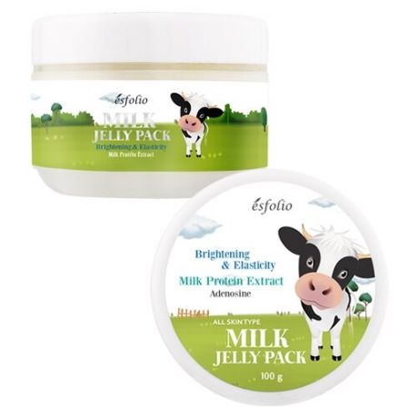 Esfolio Маска ночная с молочным белком Milk Shape Memory Jelly Pack, 100 г