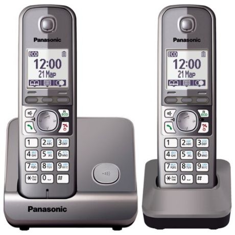 Радиотелефон Panasonic KX-TG6712 черный