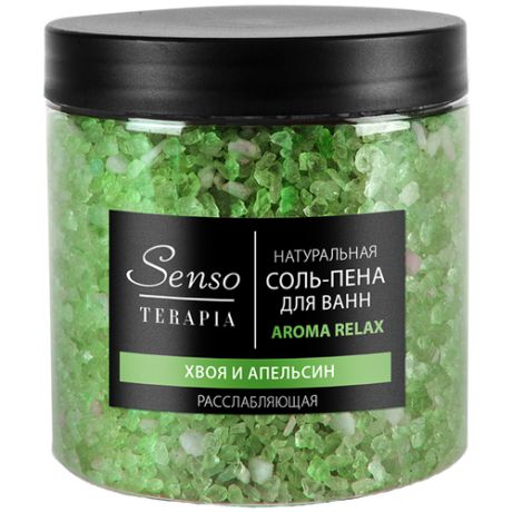 Senso Terapia Соль-пена для ванн Aroma Relax Расслабляющая, 560 г