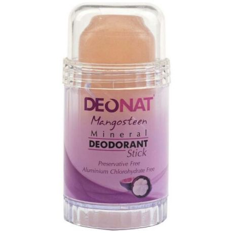 DeoNat, Дезодорант Mangosteen (twist up), кристалл (минерал), 80 г