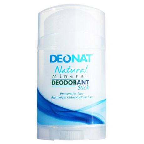 DeoNat, Дезодорант Natural (twist up), кристалл (минерал), 100 г