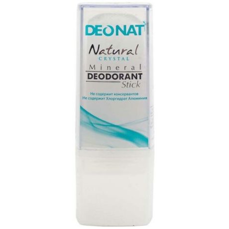DeoNat, Дезодорант Natural Crystal, кристалл (минерал), 40 г