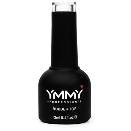 YMMY Professional Верхнее покрытие Rubber Top, прозрачный, 12 мл