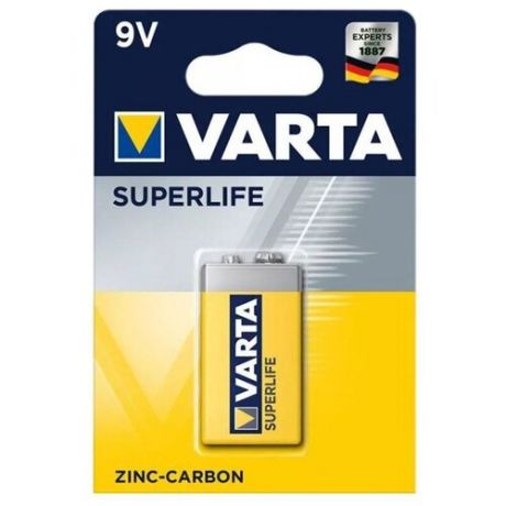 Элемент питания Varta Superlife Zinc-carbon 9V /6LP3146 (Крона) 1 шт