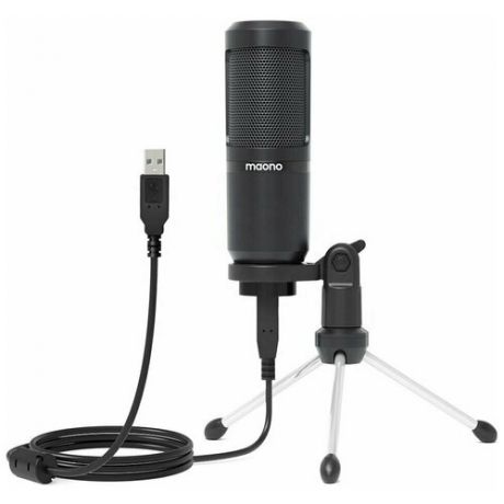 Конденсаторный USB-микрофон Maono AU-PM460TR Podcasting Microphone Kit (Black)