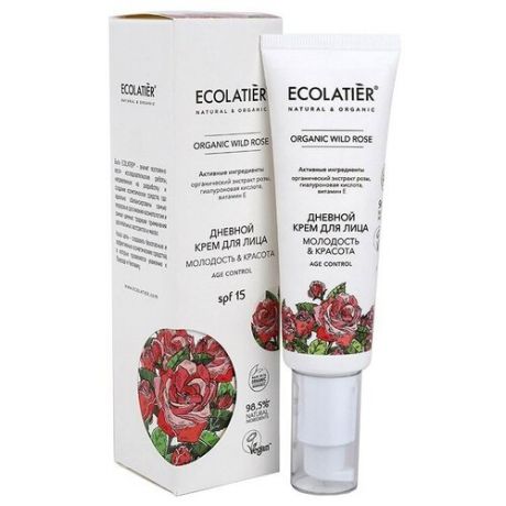 Ecolatier Дневной крем для лица Organic Wild Rose 50 мл
