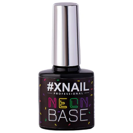 XNAIL Professional Базовое покрытие Neon base, 07 оранжевый, 10 мл